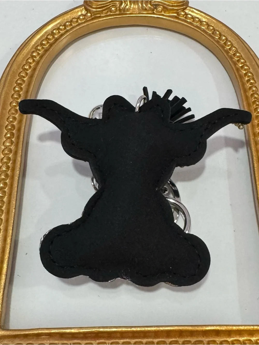 New Gray Baby Longhorn Keychain/Bag Charm